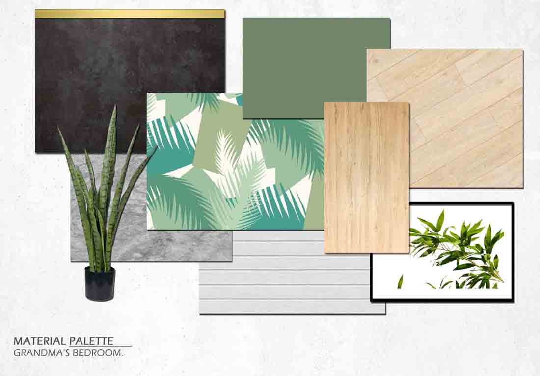 5-Rm HDB Grandma’s Bedroom – material