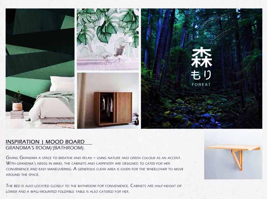 5-Rm HDB Grandma’s Bedroom – mood board