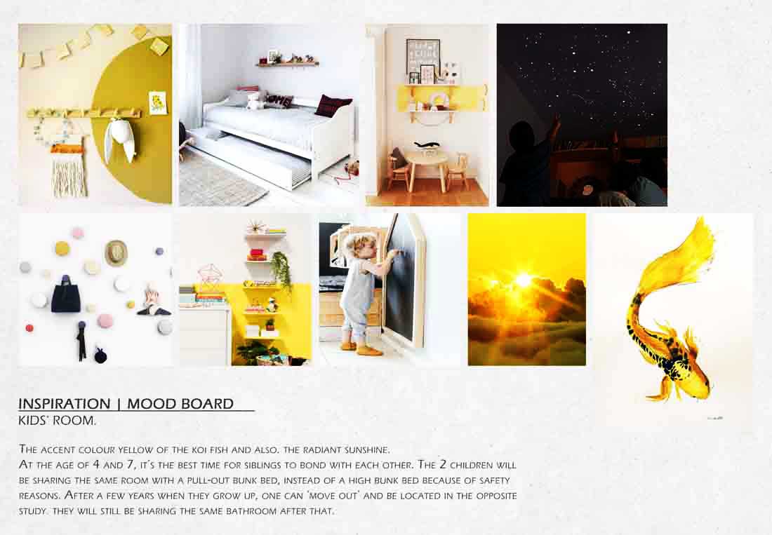 5-Rm HDB Kids’ Bedroom – mood board