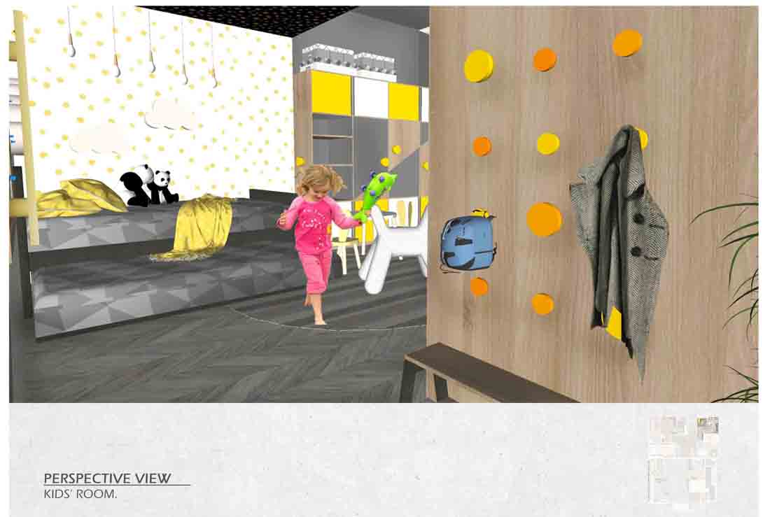 5-Rm HDB Kids Bedroom V1