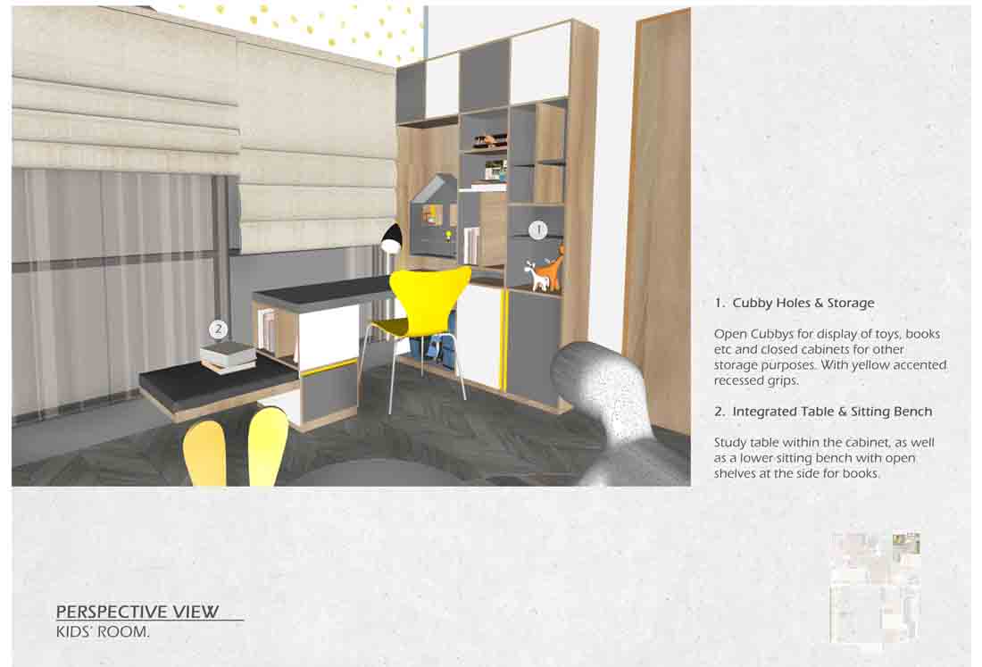 5-Rm HDB Kids Bedroom V4