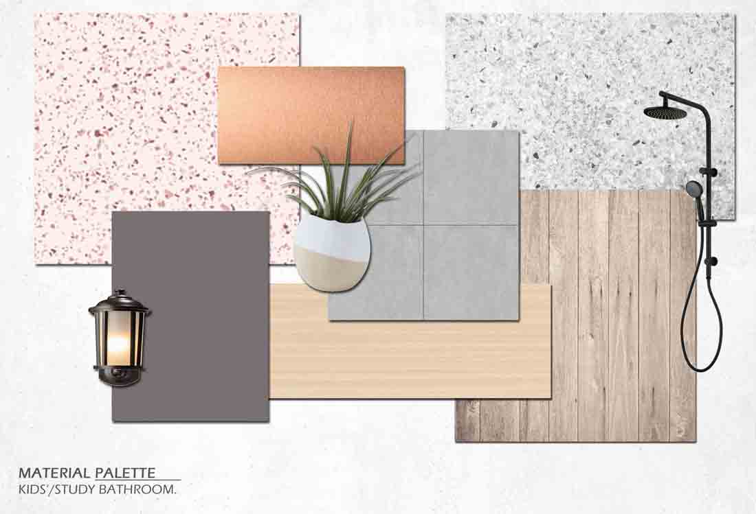 5-Rm HDB Shared Bathroom – material