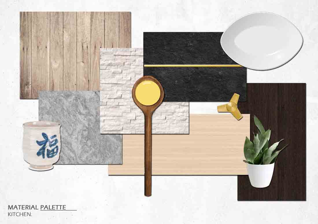 5-Rm HDB Kitchen – material