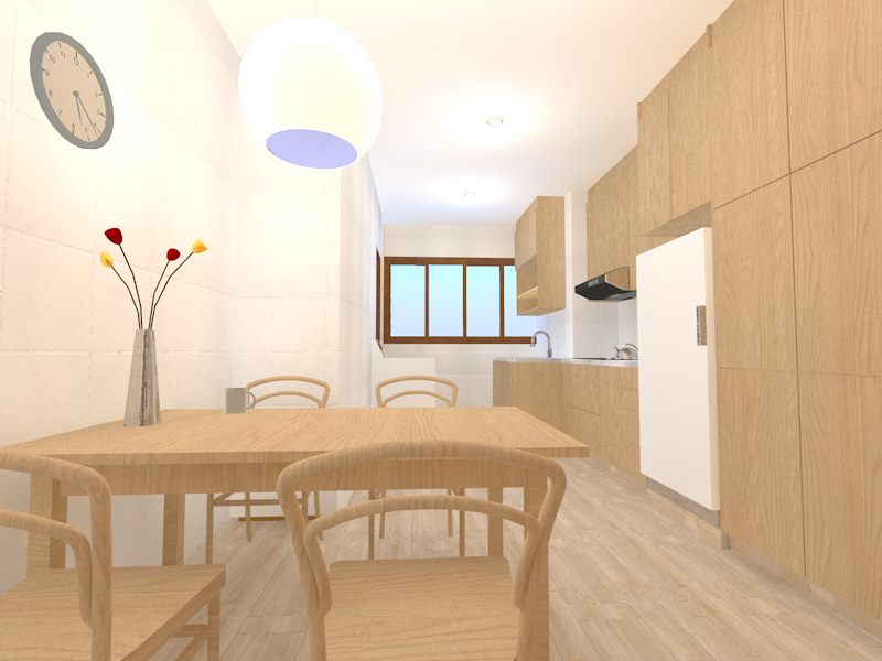 3-Rm HDB Kitchen – V1