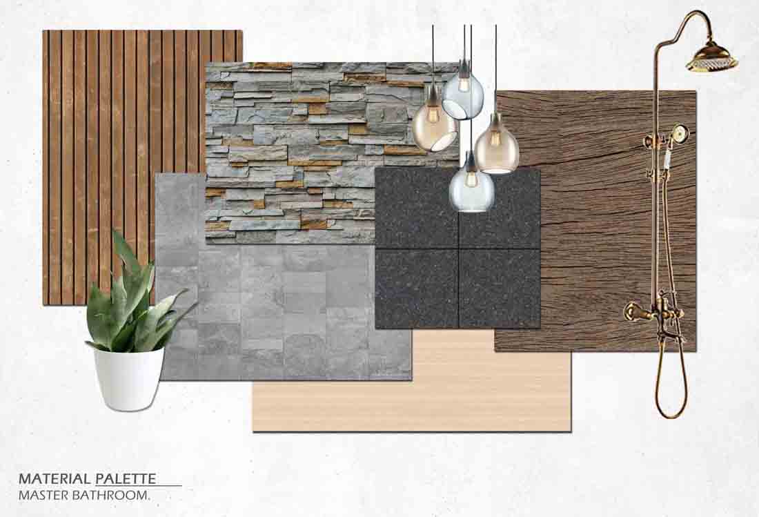 5-Rm HDB Master Bathroom – material