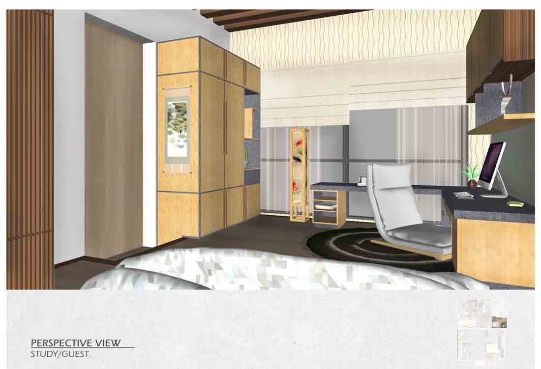 5-Rm HDB Study/Guest Bedroom V3