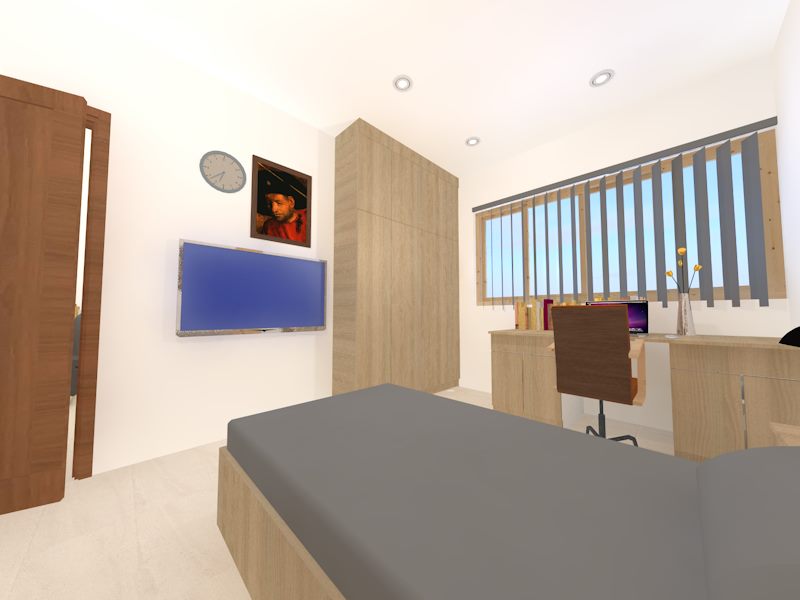 3-Rm HDB Studt/Guest Bedroom V2